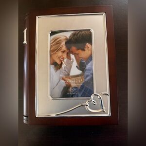 Lenox Forevermore Silver plated and wooden Frame and Photo album